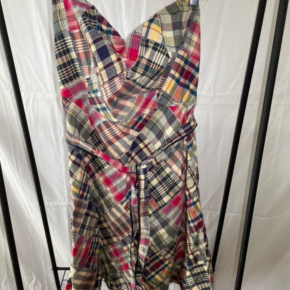 Plaid halter dress - Picture 1 of 3